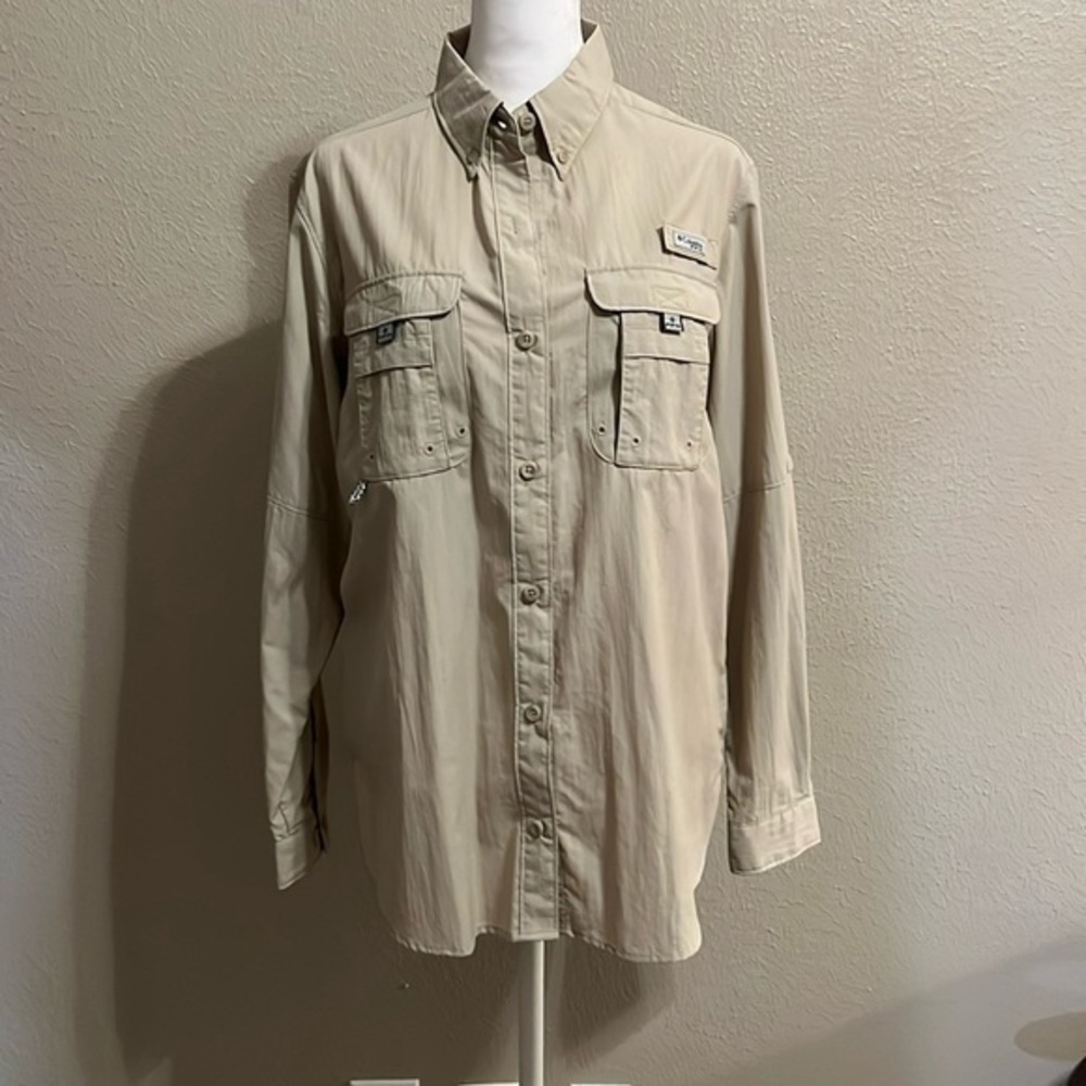 Columbia Women’s PFG Long Sleeve Shirt SZ M